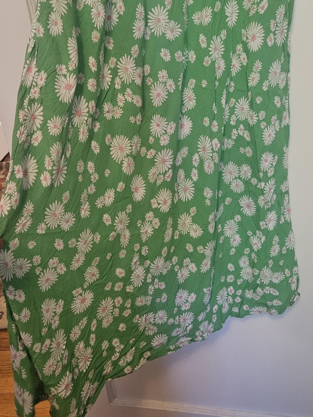 RIXO Cream Floral Sundress with Pink, Yellow & Green Print - Picture 5 of 6